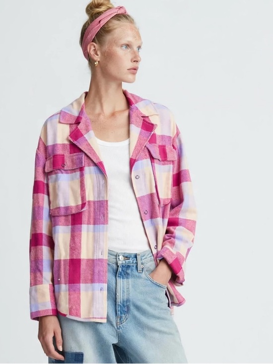 Jackets & Blazers - Free People oversized hi low shacket